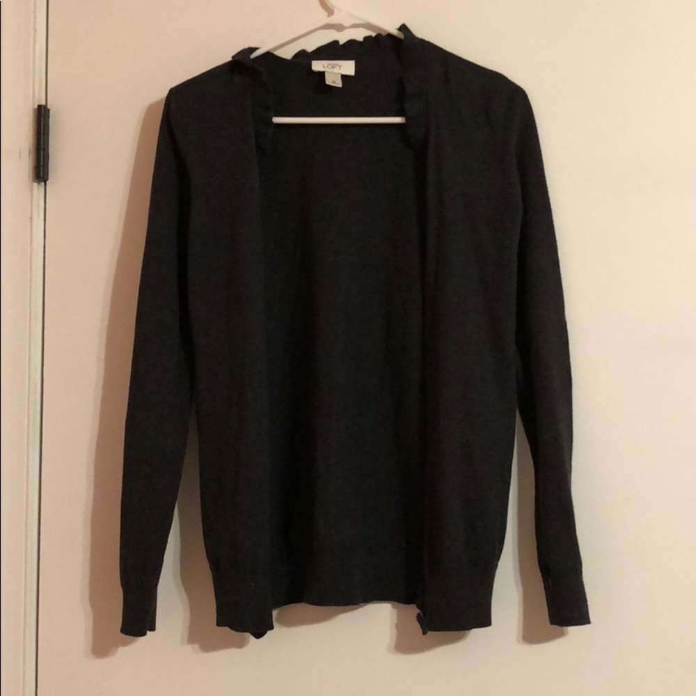 Ruffled Loft cardigan